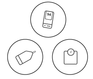 Optional Built-in hub for vital sign monitoring devices such as Blood pressure, weight scale, Glucometer, etc'